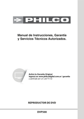 Philco DVP500 Manual De Instrucciones