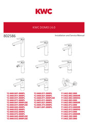 KWC DOMO 6.0 12.668.042.000FL Manual De Instalación Y Servicio
