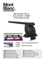 Mont Blanc MB Roof Bar Flex 3 Instrucciones De Montaje