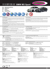 Jamara BMW M3 Sport 403070 Instrucciones