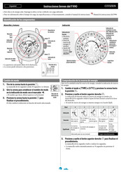 Citizen Eco-Drive F990 Instrucciones