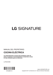 LG SIGNATURE LUTE4619SN Manual Del Propietário