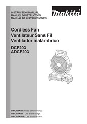 Makita ADCF203Z Manual De Instrucciones