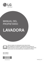 LG WD1245RDS Manual Del Propietário