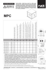 Ruck MPC 630 D4 Manual De Instrucciones