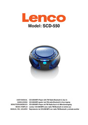 Lenco SCD-550 Manual Del Usuario