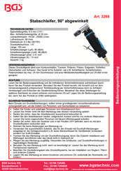 BGS technic 3269 Manual De Instrucciones