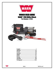 Warn 1700 Utility Winch Manual De Instrucciones