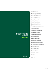 Hanns.G HE247 Manual De Usuario