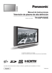 Panasonic TH-65PV500E Manual De Instrucciones