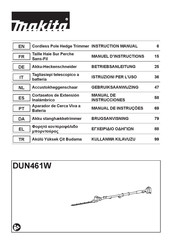 Makita DUN461W Manual De Instrucciones