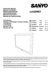 Sanyo CE42SRE1 Manual De Instrucciones