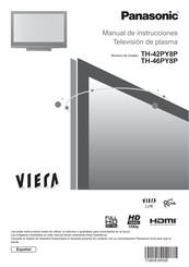 Panasonic VIERA TH-42PY8P Manual De Instrucciones