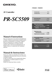 Onkyo PR-SC5509 Manual De Instrucciones