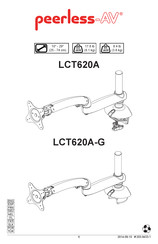 peerless-AV LCT620A-G Instrucciones De Montaje