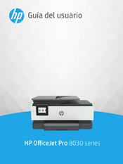 HP OfficeJet Pro 8030 Serie Guia Del Usuario