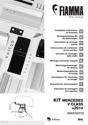 Fiamma 98655Z078 Instrucciones De Instalacion De Los Estribos