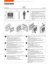 Bticino U2804D Manual De Instrucciones