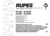 Rupes GL080E Traducción De Manual De Instrucciones Original