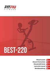 FITFIU FITNESS BEST-220 Manual Usuario