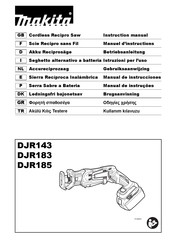 Makita DJR183Z Manual De Instrucciones