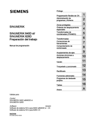 Siemens SINUMERIK 840D sl Manual De Programación