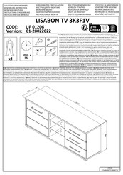 Agata Meble UP 01206 Manual De Instrucciones