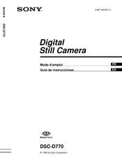 Sony DSC-D770 Breve Guía De Instrucciones