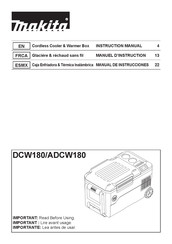 Makita ADCW180 Manual De Instrucciones