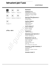 Hotpoint Ariston LFTA++ H214 Instrucciones De Uso