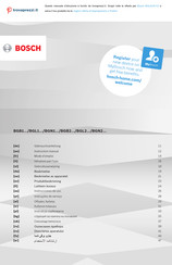 Bosch BGL2UA112 Instrucciones De Uso