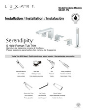 Luxart Serendipity SE341-PSCP Manual De Instalación