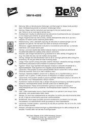 BEA 380/16-420S Manual De Instrucciones