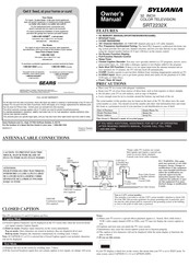 Sylvania SRT2232X Manual Del Propietário