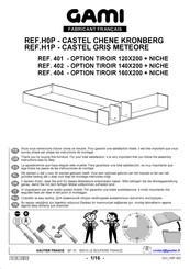 Gami H0P-CASTEL CHENE KRONBERG Manual De Instrucciones