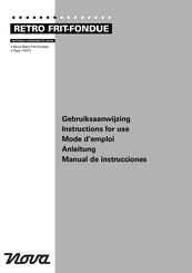 Nova 170111 Manual De Instrucciones