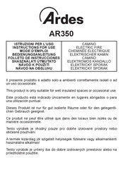 ARDES AR350 Folleto De Instrucciones