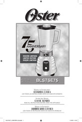 Oster BLSTSE75 Manual De Instrucciones