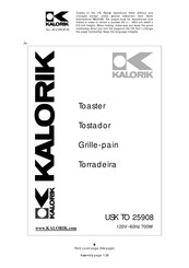 Kalorik USK TO 25908 Manual De Instrucciones