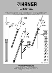Hansa HANSASTELA 5708 Manual De Instrucciones