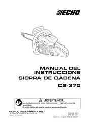 Echo CS-370 Manual De Instruccione