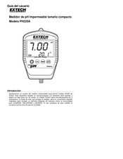 Extech Instruments PH220A Guia Del Usuario