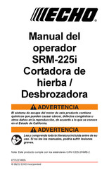 Echo SRM-225i Manual Del Operador