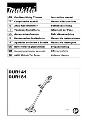 Makita DUR181Z Manual De Instrucciones