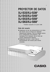 Casio XJ-S58 Guia Del Usuario