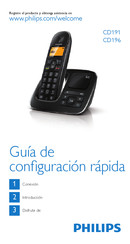 Philips CD191 Guía De Configuración Rápida
