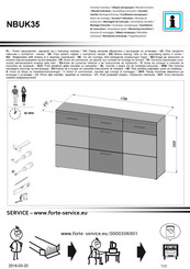 Forte NBUK35 Instrucciones De Montaje