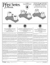 Pfister Pfirst Serie Manual De Instrucciones