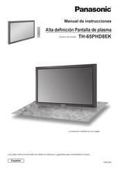 Panasonic TH-65PHD8EK Manual De Instrucciones