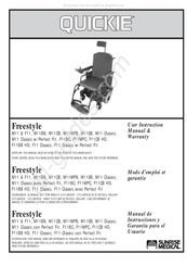 Sunrise Medical Quickie Freestyle M11CB Manual De Instrucciones Y Garantía Para El Usuario